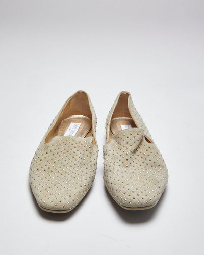 Jimmy Choo Studded Suede Loafers - UK5.5