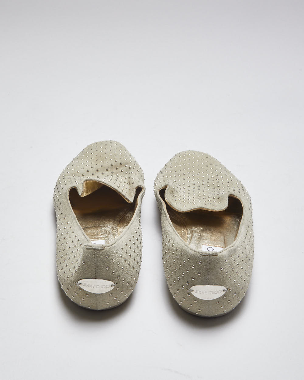 Jimmy Choo Studded Suede Loafers - UK5.5