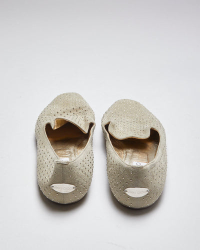 Jimmy Choo Studded Suede Loafers - UK5.5