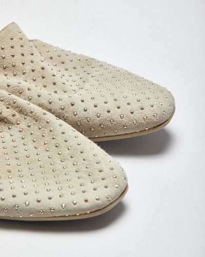 Jimmy Choo Studded Suede Loafers - UK5.5
