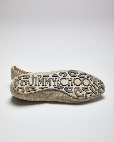 Jimmy Choo Studded Suede Loafers - UK5.5