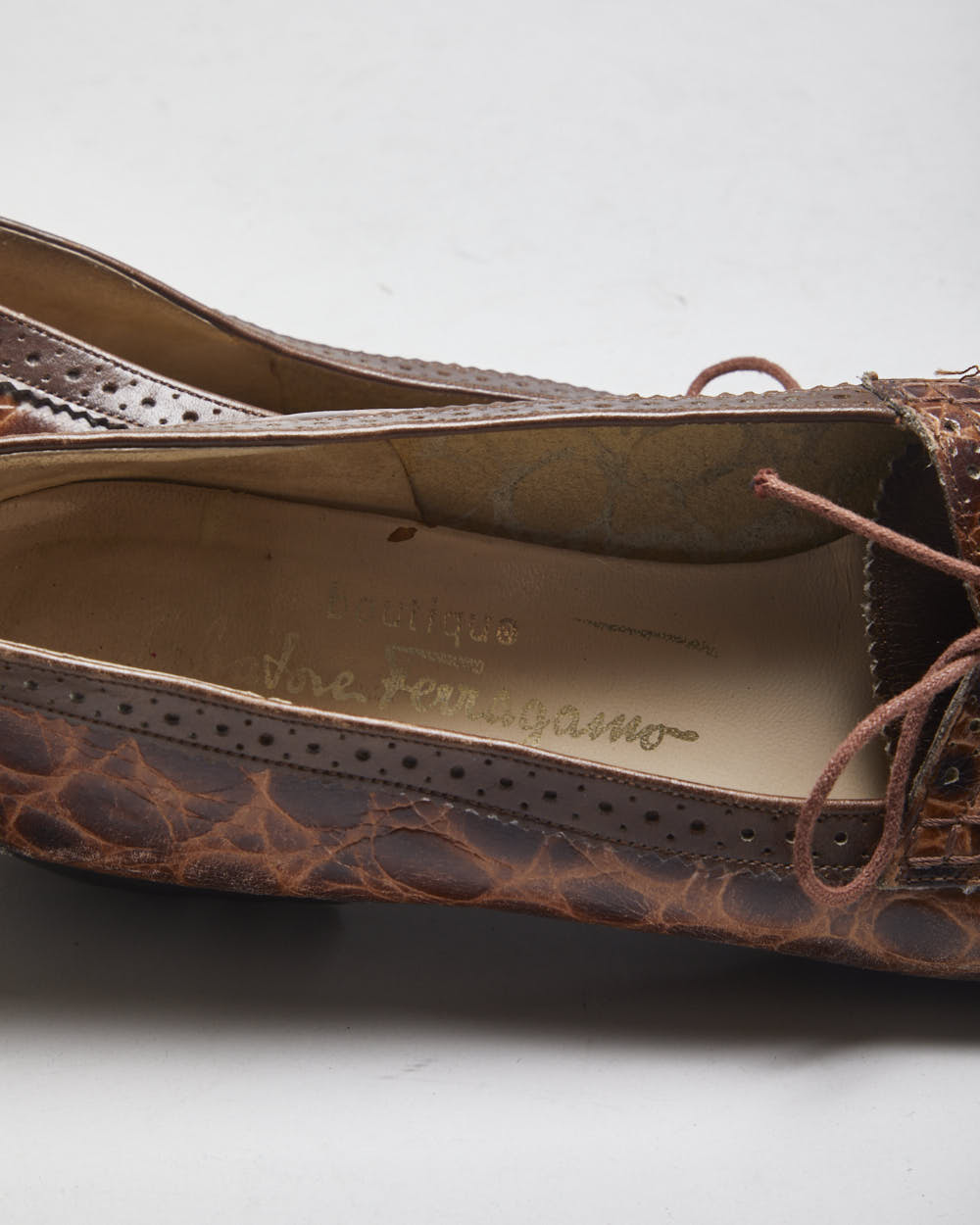 Salvatore Ferragamo Brown Leather Loafers - UK6