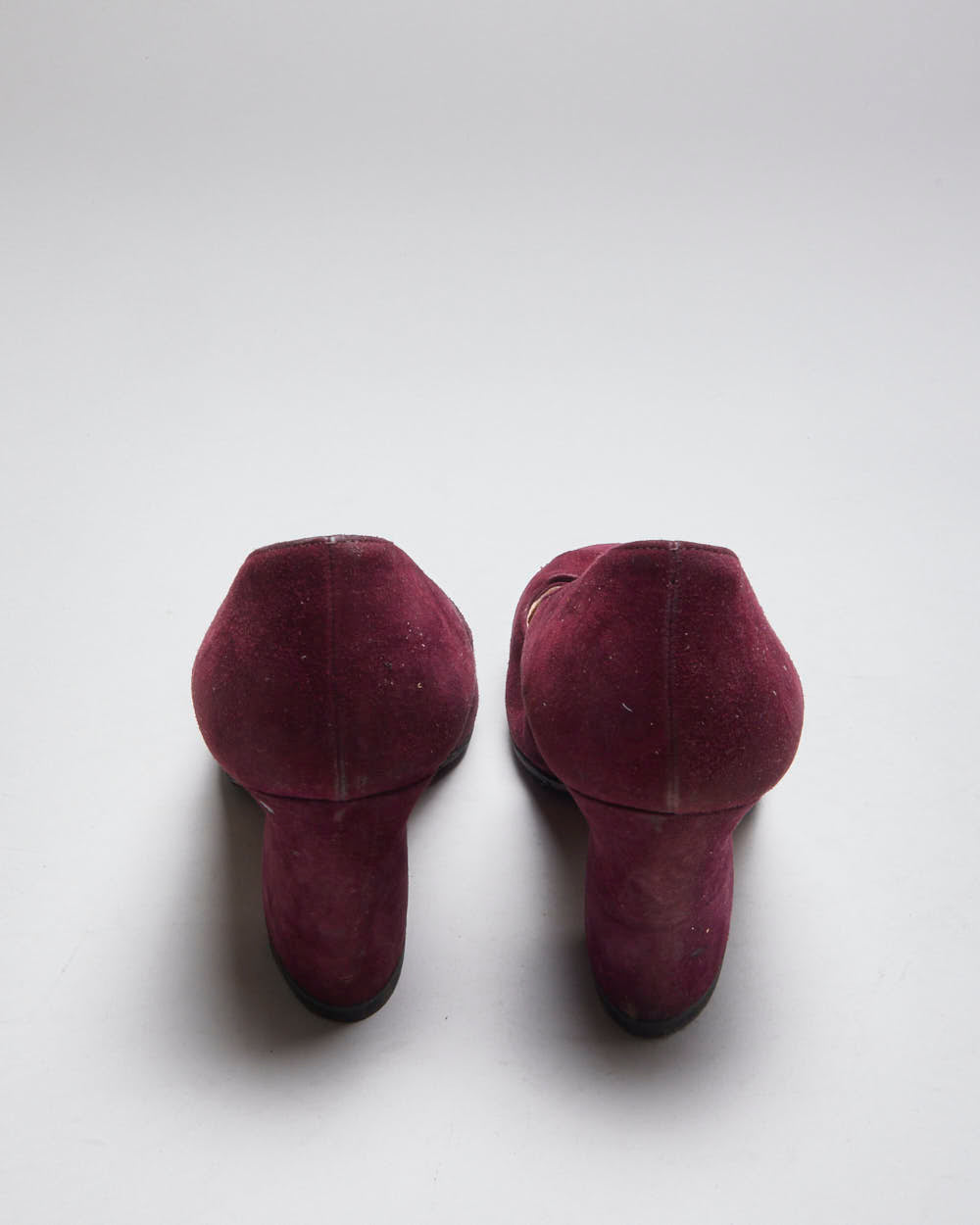 Prada Suede Button Heels - Uk7.5