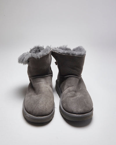 Ugg Grey Sherpa Lined Boots - UK6