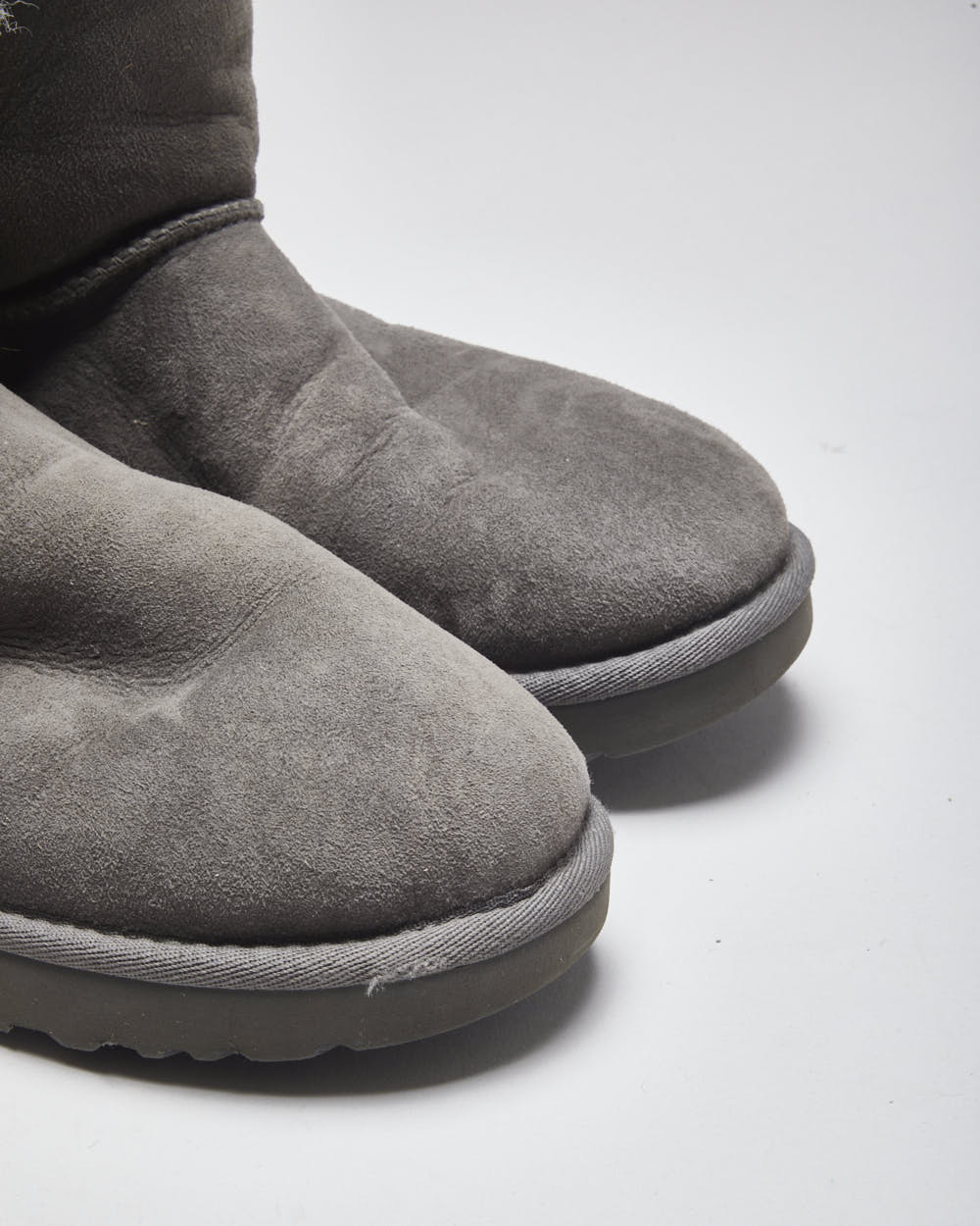 Ugg Grey Sherpa Lined Boots - UK6