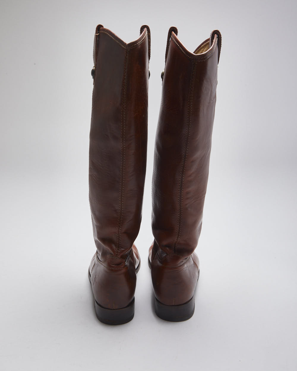 Vintage Frye Brown Leather Boots - UK5.5