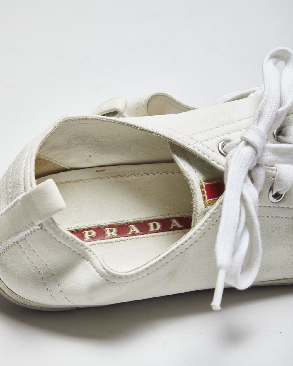 Prada Leather Trainers - UK3.5