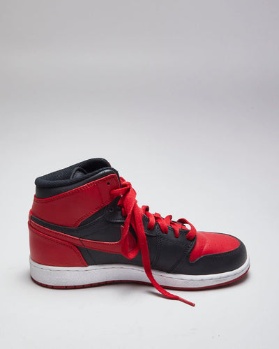 Nike Dunk Black & Red Trainers - UK6
