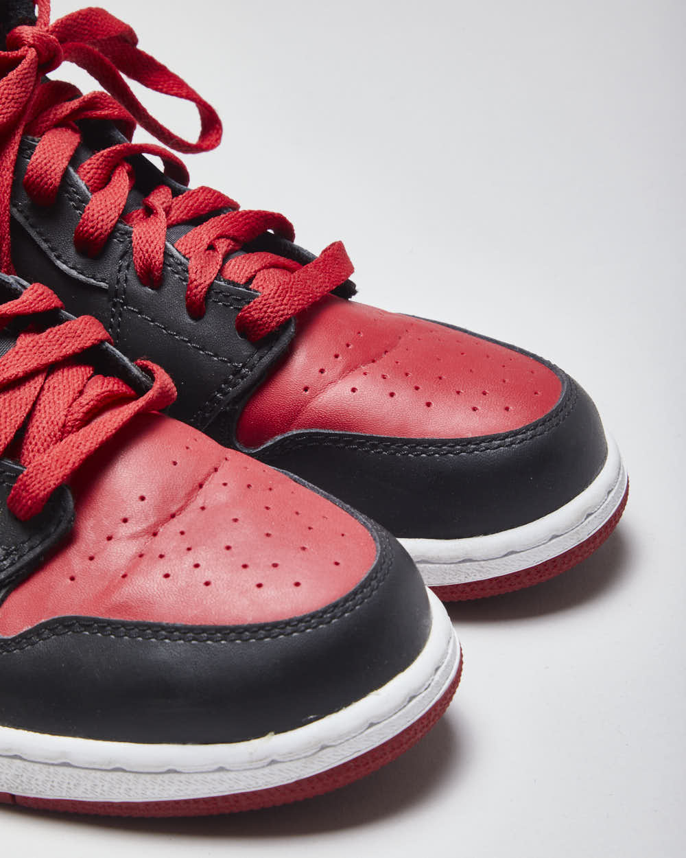 Nike Dunk Black &amp; Red Trainers - UK6