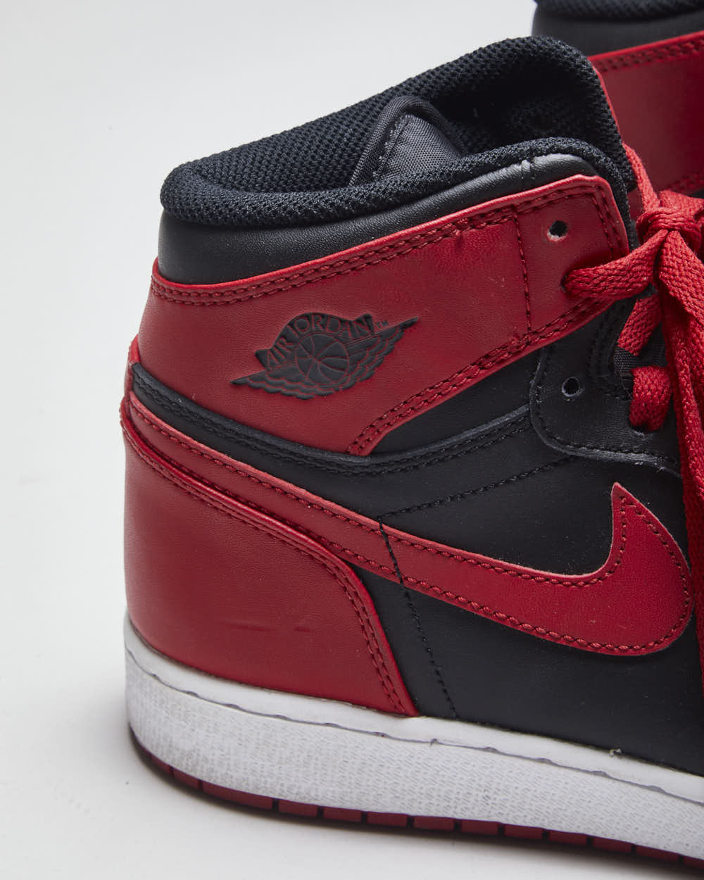 Nike Dunk Black &amp; Red Trainers - UK6