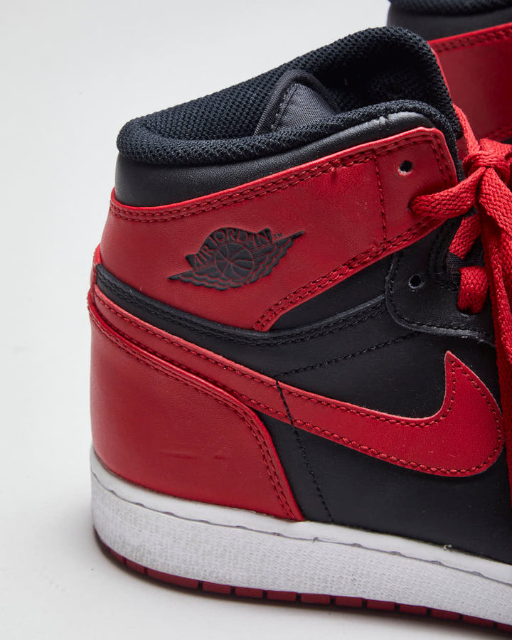 Scarpe Da Ginnastica Nike Dunk Nere E Rosse Uk6 - Main Image