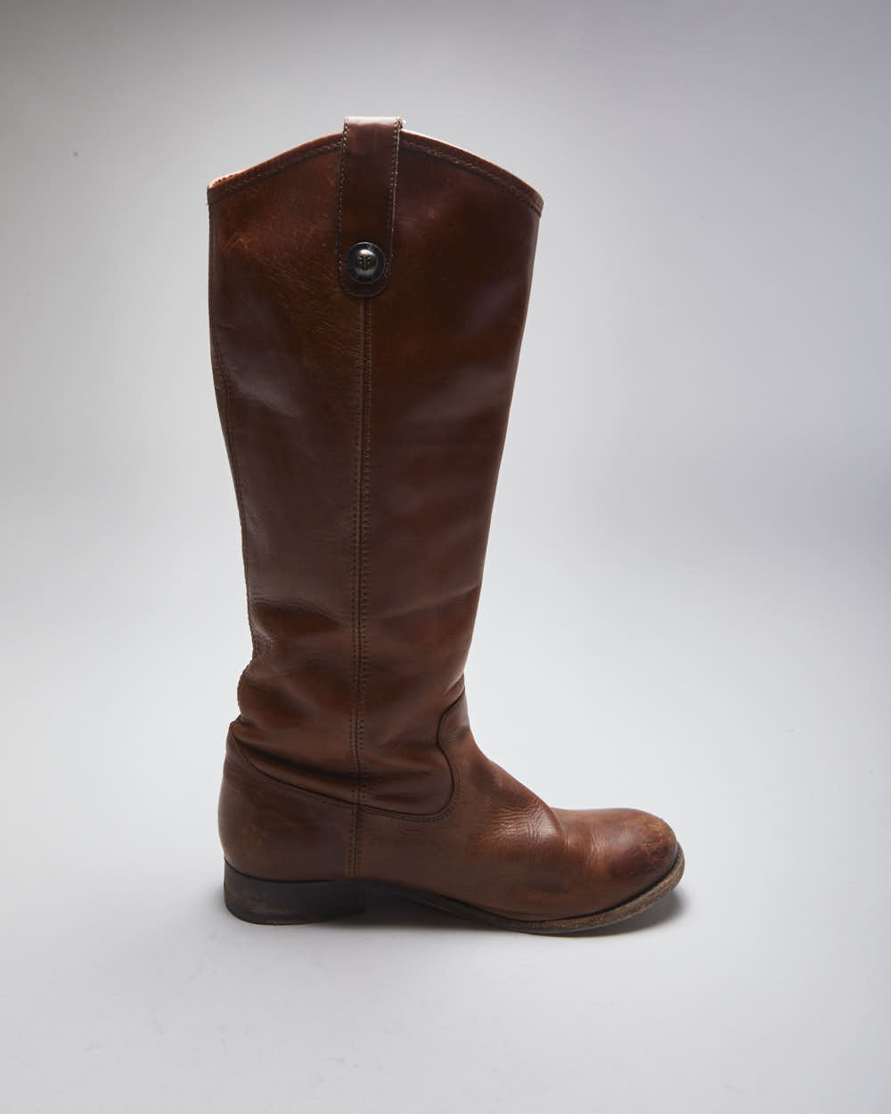 Vintage Frye Brown Leather Boots - UK5.5