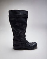 Vintage Women's Coach Black Leather Ankle Boots - UK 6