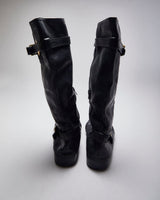 Vintage Women's Coach Black Leather Ankle Boots - UK 6