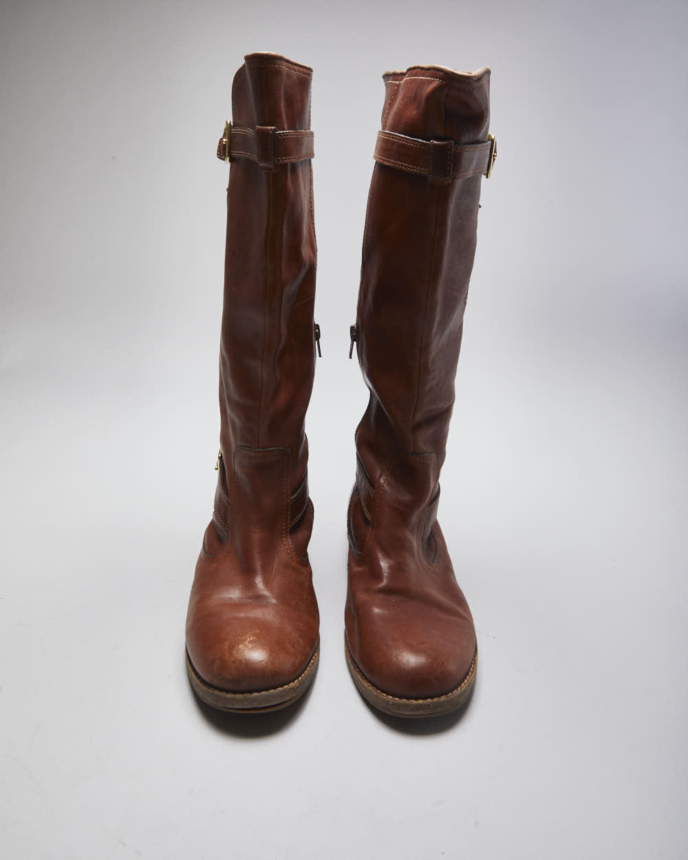 Vintage Women's Coach Brown Leather Boots - UK 6