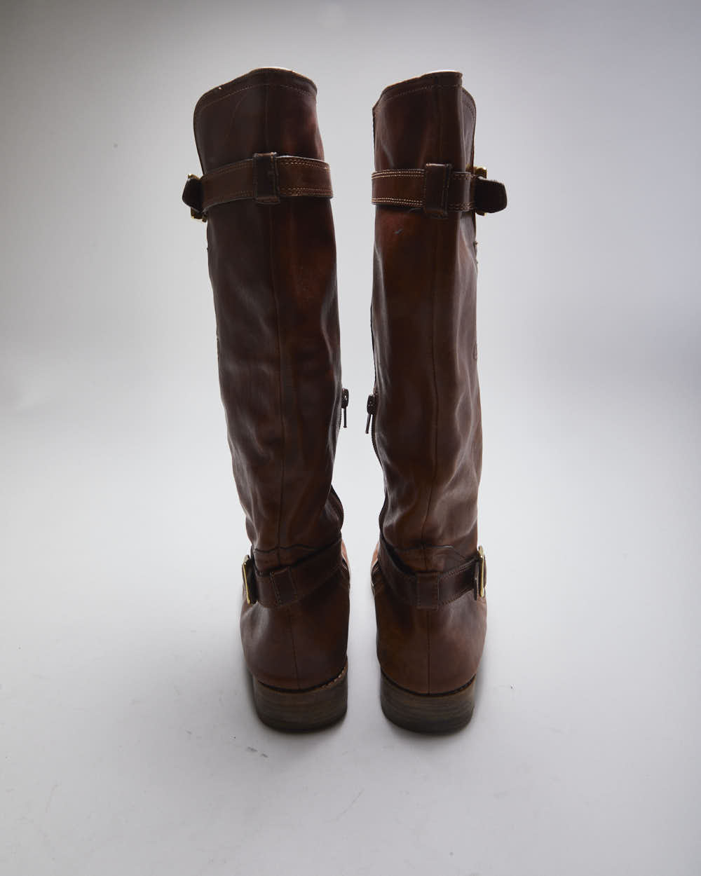 Vintage Women's Coach Brown Leather Boots - UK 6
