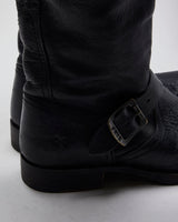 Vintage Women's Frye Engineer Buckle Ankle Boots - UK 6