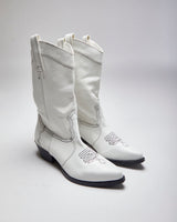 Vintage Women's DKNY Leather Ankle Cowboy Boots - UK 5
