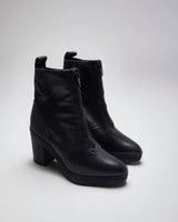 Vintage Women's Alexander Wang x H&amp;M Heeled Front Zip Boot - UK 3
