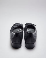 Vintage Women's Y2K Coach Monogram Heeled Ballerina Pumps - UK 8