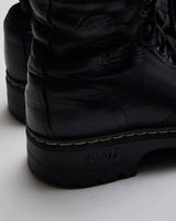 Vintage Women's Y2K Roots Leather Platform Boots - UK 5