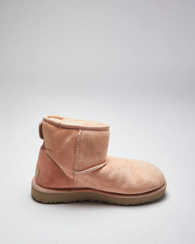 Vintage Women's Y2K Ugg Suede Insulated Ankle Boots - UK 5