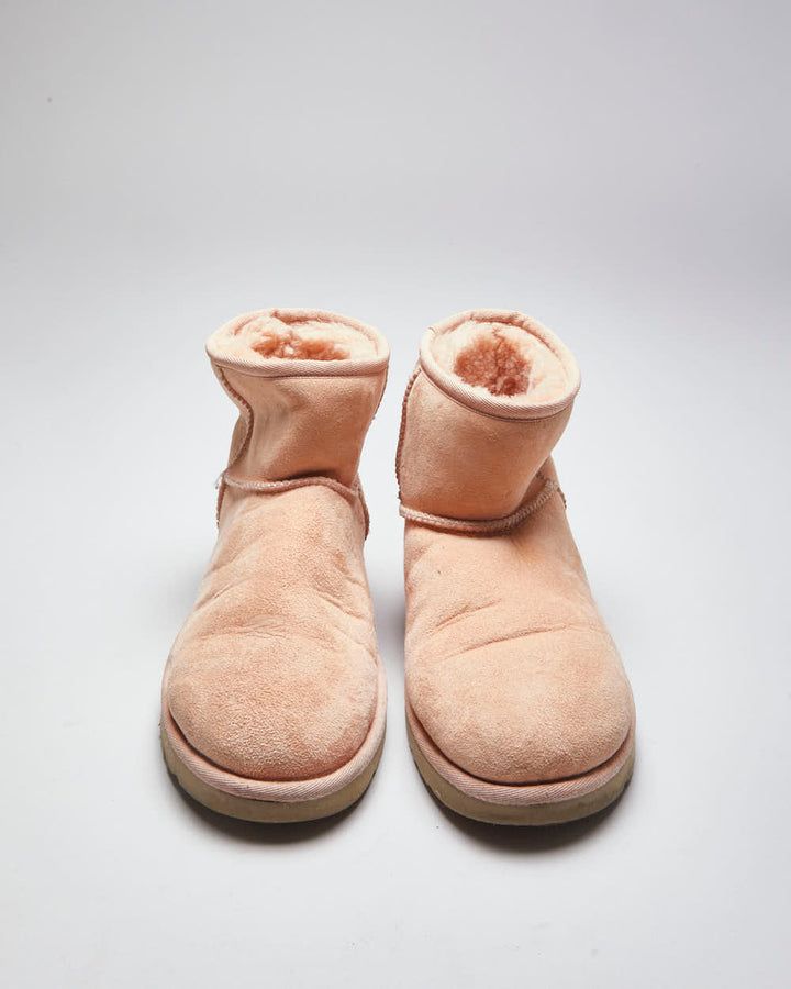 Vintage Women's Y2K Ugg Suede Insulated Ankle Boots - UK 5