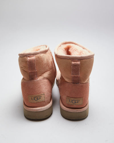 Vintage Women's Y2K Ugg Suede Insulated Ankle Boots - UK 5