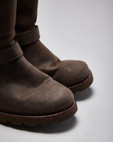 Vintage Women's Ugg Leather Insulated Buckle Ankle Boots - UK 4.5