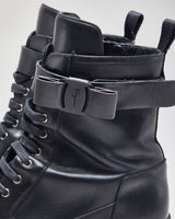 Vintage Salvatore Ferragamo Heeled Black Ankle Boots - UK 8
