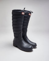 Vintage Women's Hunter Puffer Insulated Rubber Welly Boots - UK 7