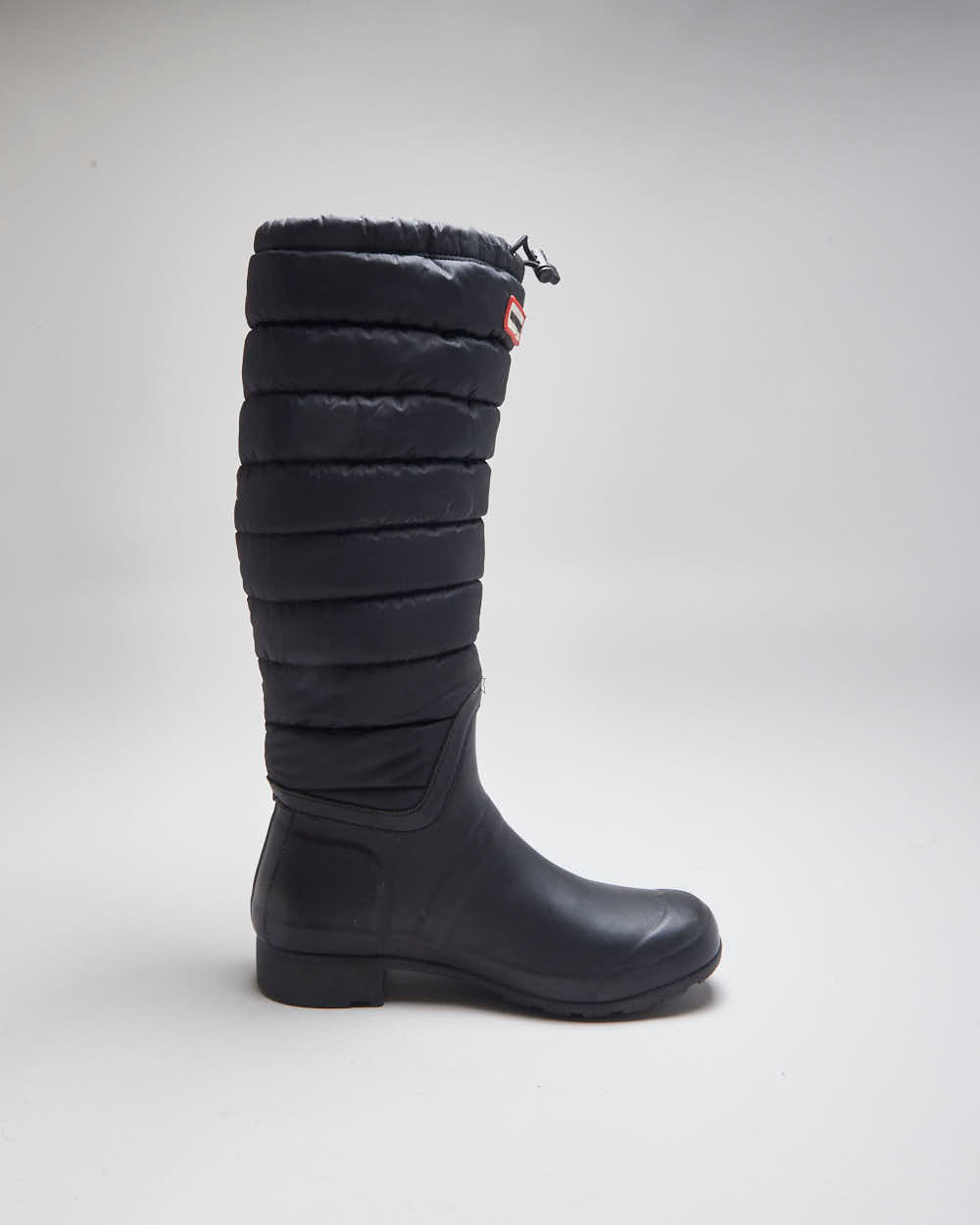 Vintage Women's Hunter Puffer Insulated Rubber Welly Boots - UK 7