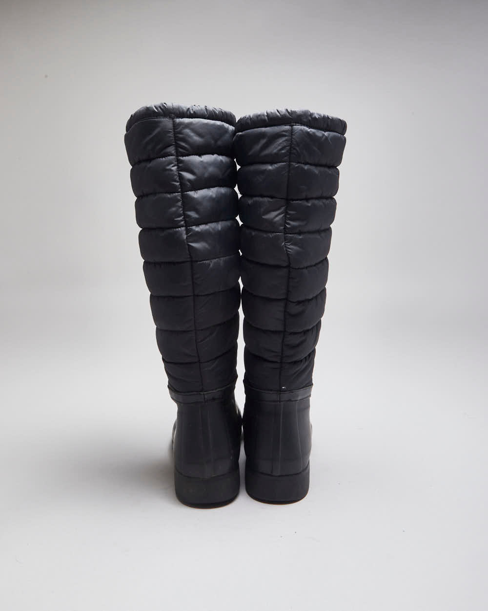 Vintage Women's Hunter Puffer Insulated Rubber Welly Boots - UK 7