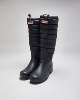 Vintage Women's Hunter Puffer Insulated Rubber Welly Boots - UK 7