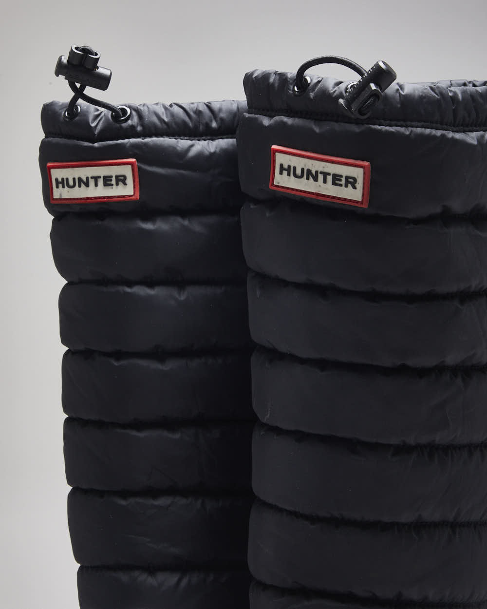 Vintage Women's Hunter Puffer Insulated Rubber Welly Boots - UK 7
