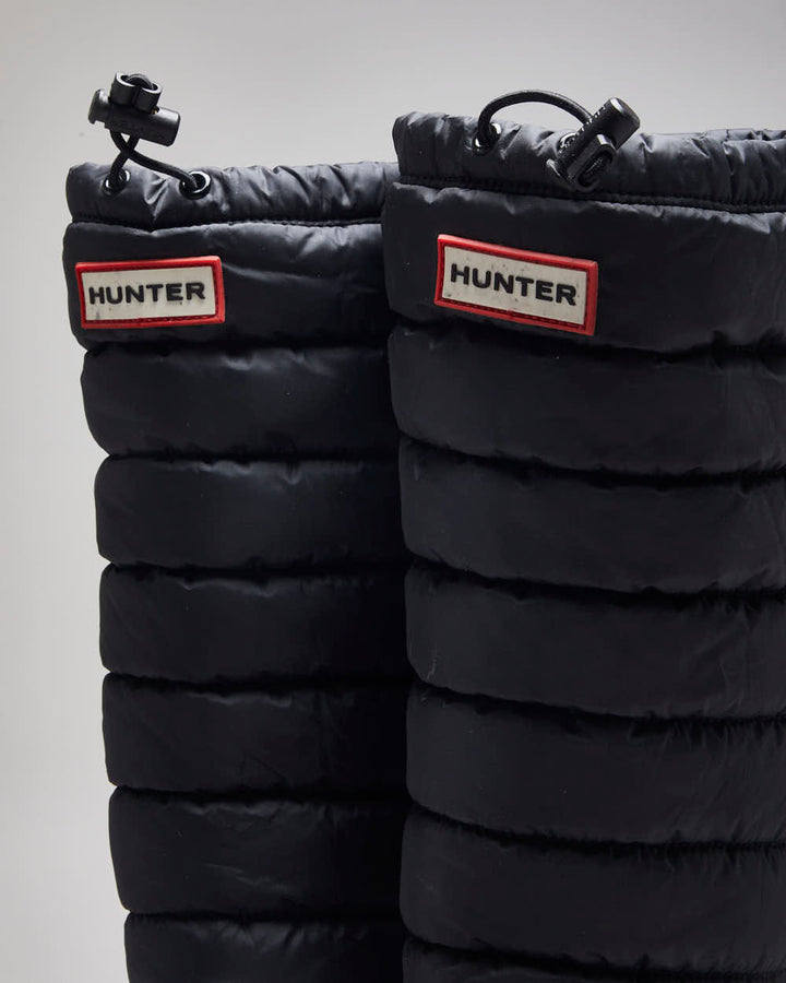 Vintage Women's Hunter Puffer Insulated Rubber Welly Boots - UK 7