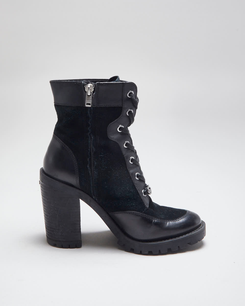 Vintage Y2K Women's Coach Heeled Ankle Boots - UK 5
