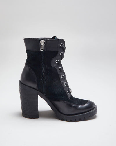Vintage Y2K Women's Coach Heeled Ankle Boots - UK 5
