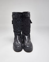 Coach Monogram Black Boots - UK6