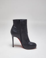Christian Louboutin Black Heeled Ankle Boots - UK6