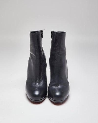 Christian Louboutin Black Heeled Ankle Boots - UK6