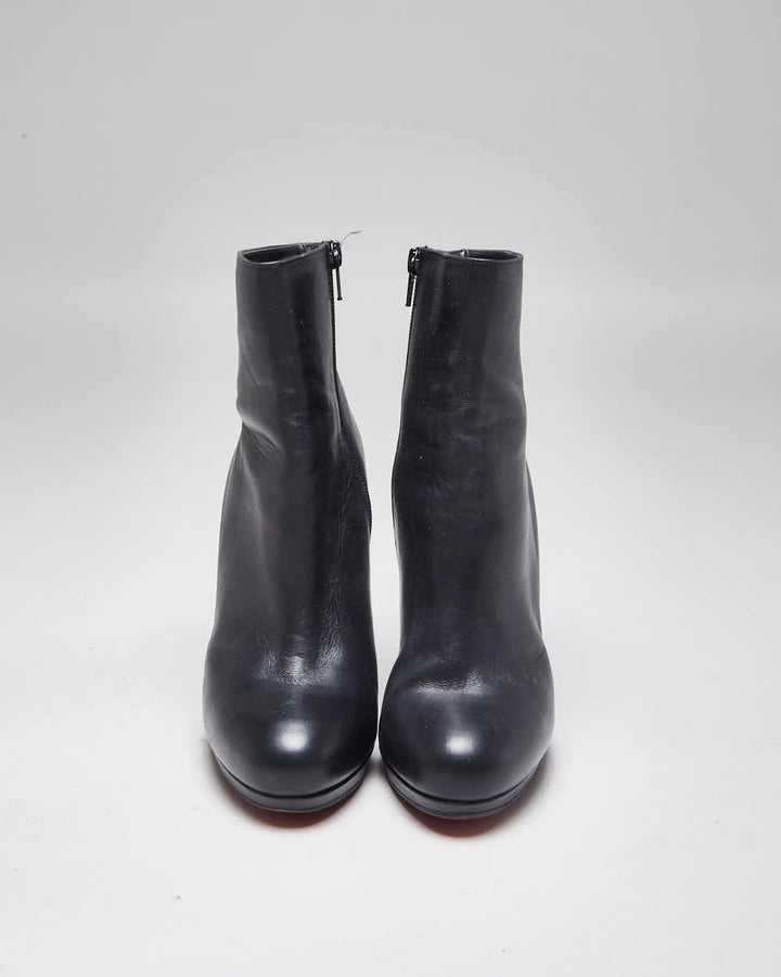 Christian Louboutin Black Heeled Ankle Boots - UK6