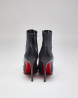 Christian Louboutin Black Heeled Ankle Boots - UK6