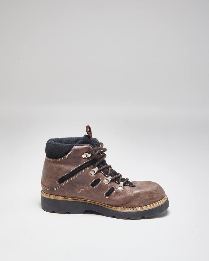 Sorel Brown Leather Walking Boots - UK5