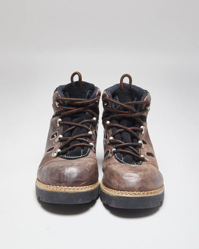 Sorel Brown Leather Walking Boots - UK5