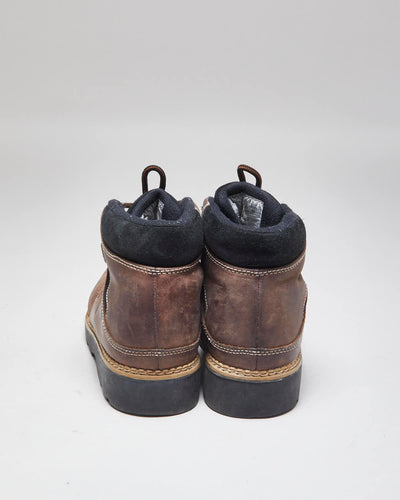 Sorel Brown Leather Walking Boots - UK5
