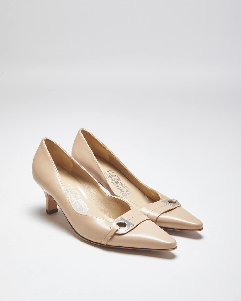 Vintage Women's Salvatore Ferragamo Narrow Heeled Shoes - UK 4.5