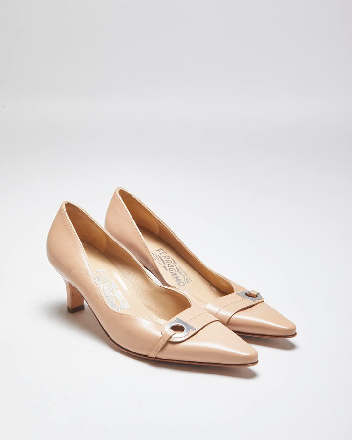 Vintage Women's Salvatore Ferragamo Narrow Heeled Shoes - UK 4.5