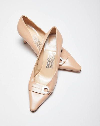 Vintage Women's Salvatore Ferragamo Narrow Heeled Shoes - UK 4.5