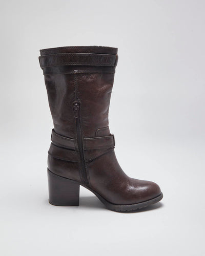 Vintage Y2k 00s Jessica Simpson Leather Boots - UK4